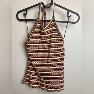 Striped Halter Top